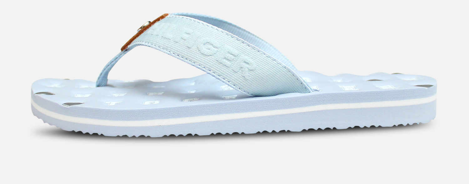 baby blue flip flops