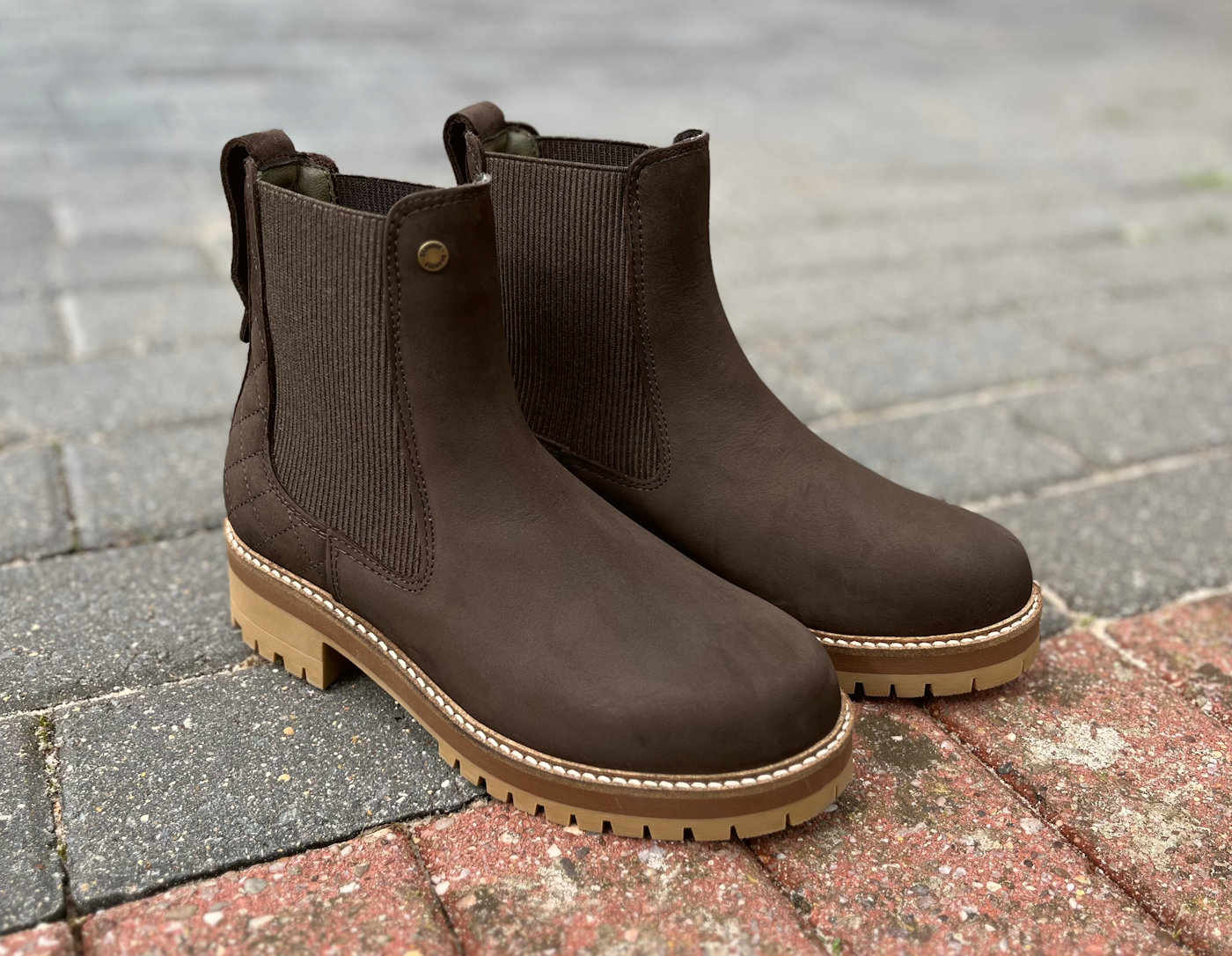 Barbour brown boots womens online