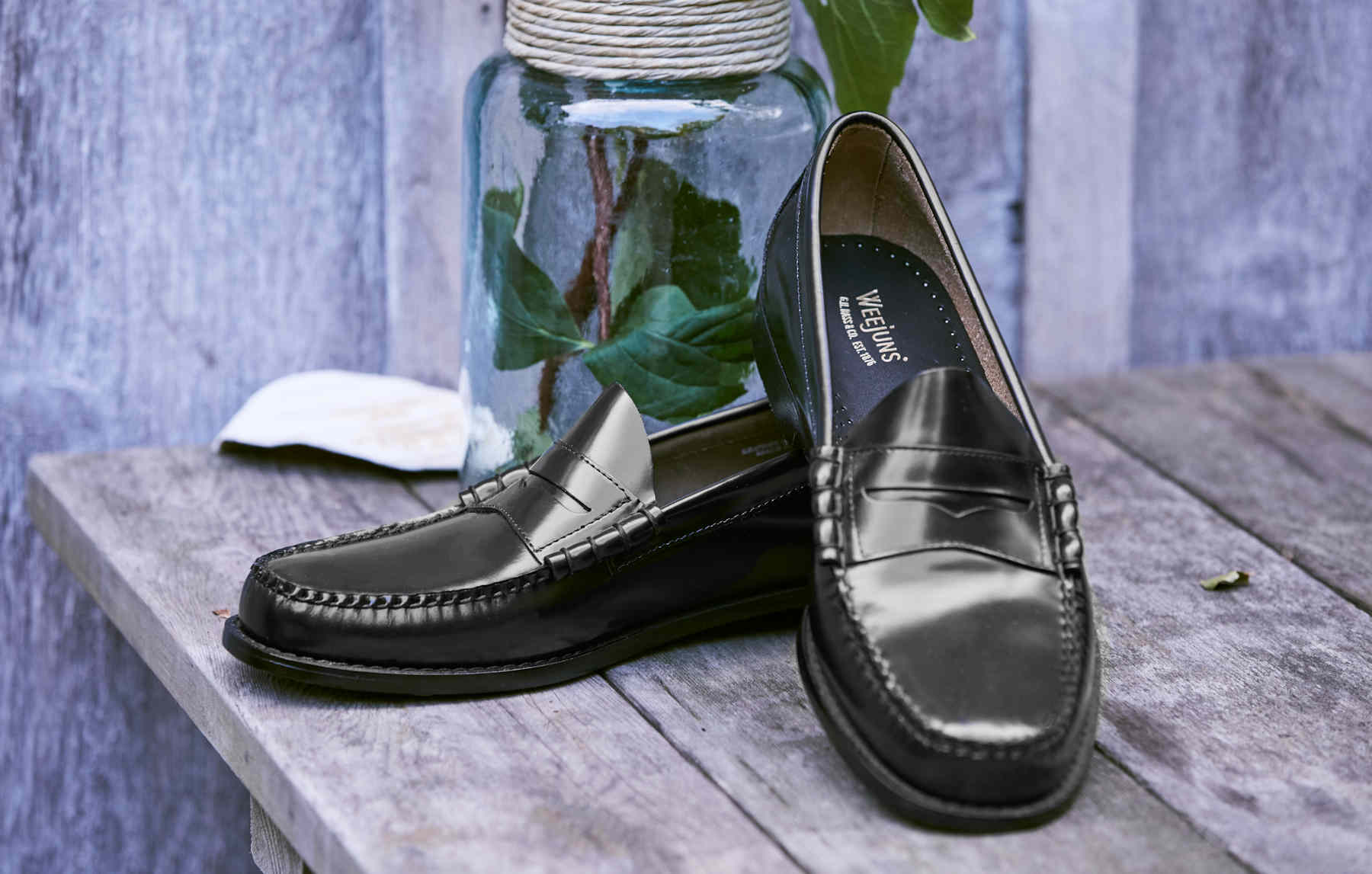 bass penny loafers men