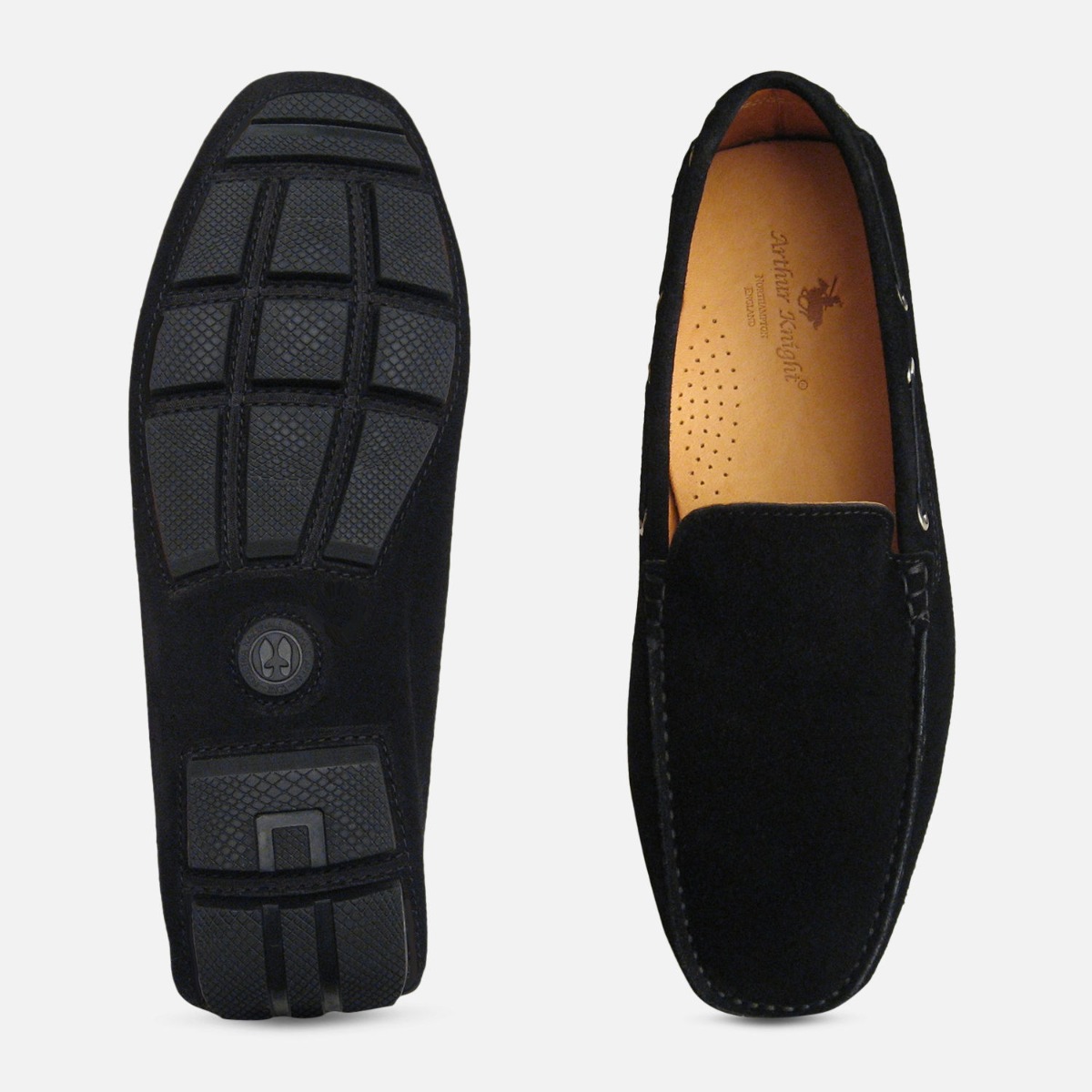 mens black driving loafers