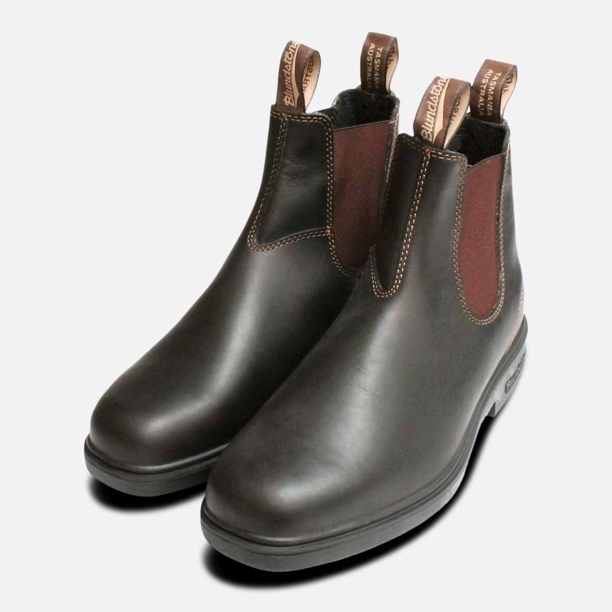 blundstone boot polish stout brown