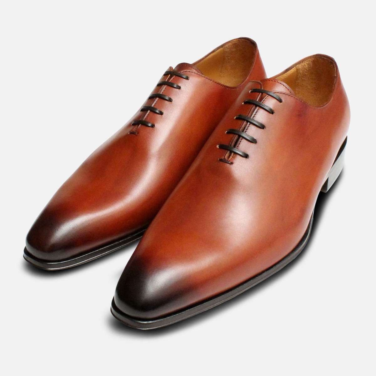 Tuscan Tan Mens Wholecut Oxford Shoes | eBay