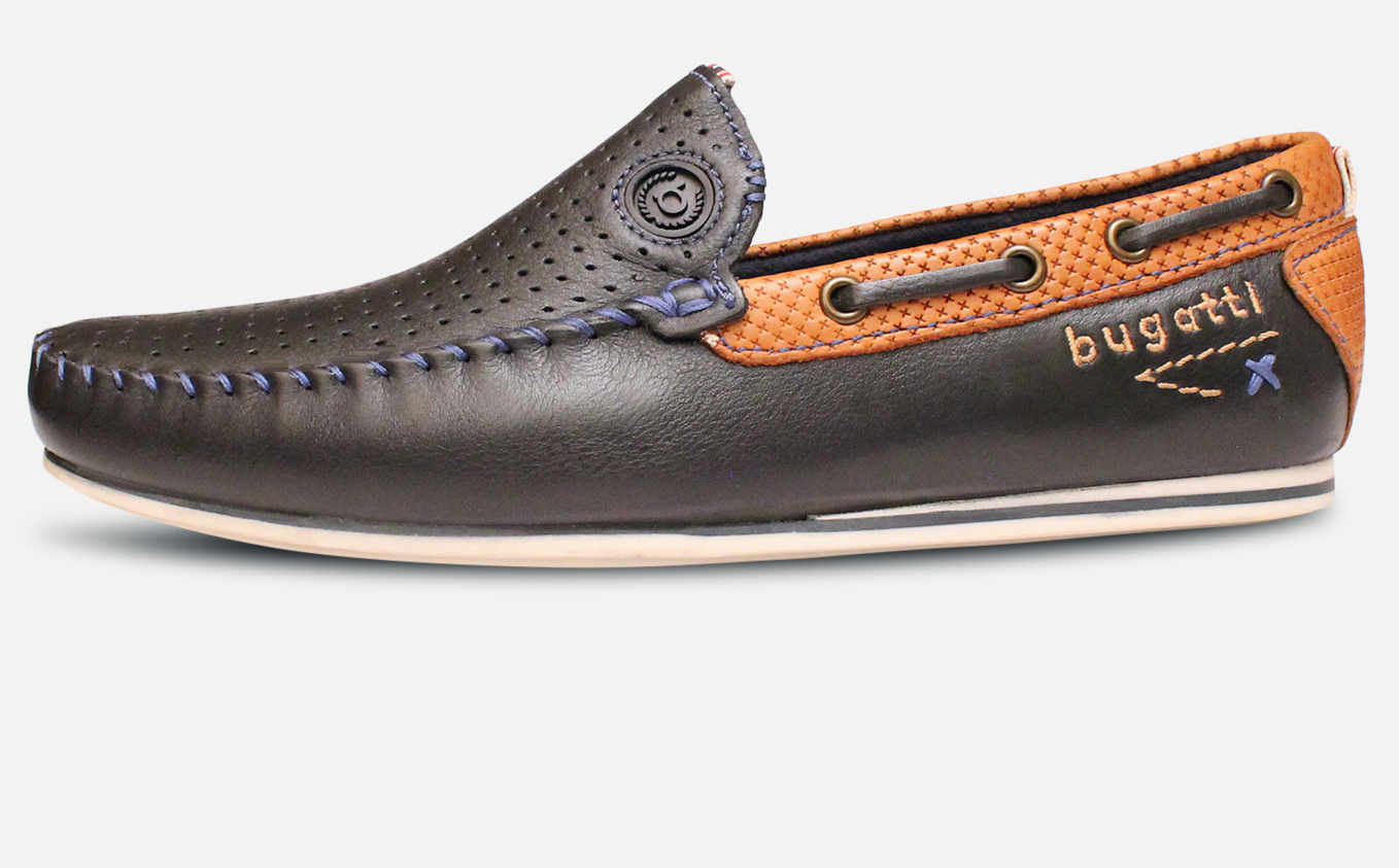 mens perforated loafers