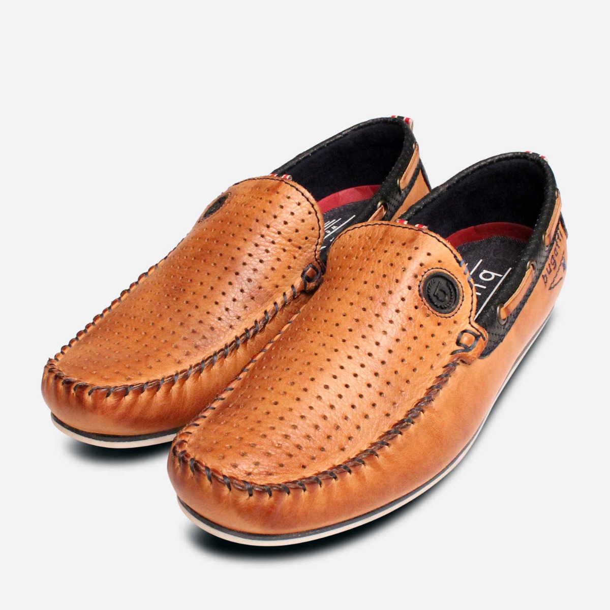 perforated loafers