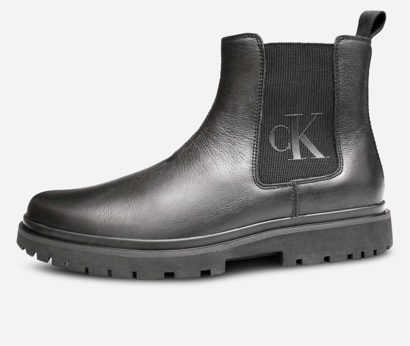 Calvin klein men's boots hot sale leather