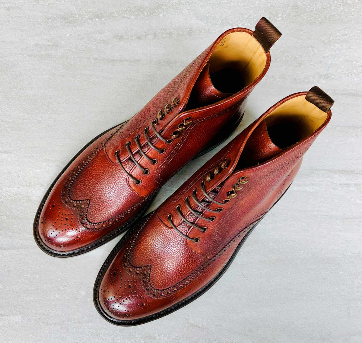 carlos santos brogue boot