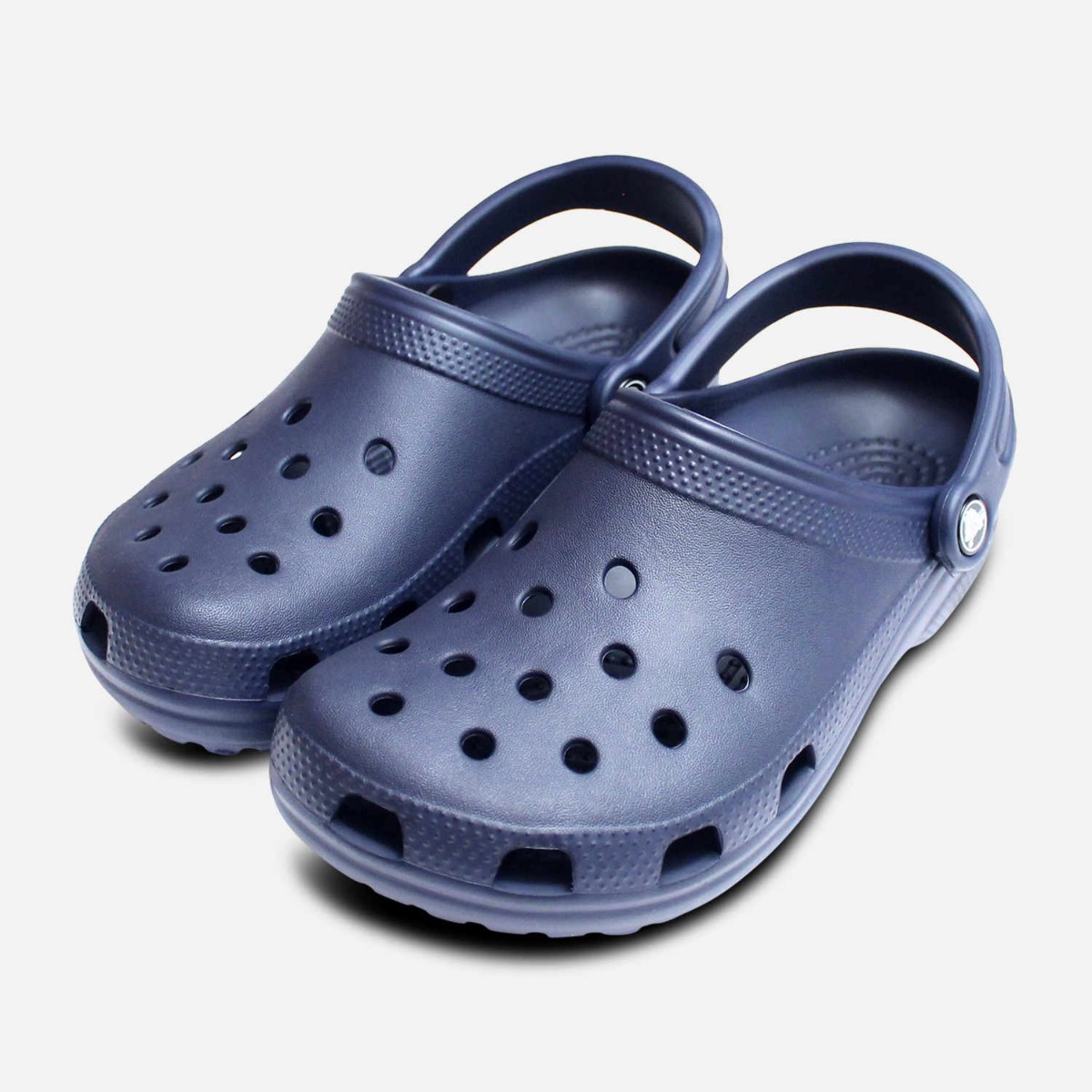 crocs navy blue shoes