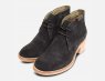 Barbour Edele III Black Suede Lace Up Heeled Boots