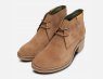 Barbour Light Brown Suede Edele III Lace Heeled Boots