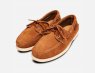 Luxury Light Brown Suede Bass Boat Shoes for Men