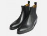 Black Leather Chelsea Boots for Men