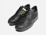 Black Snakeskin Gore Tex Womens Sneakers Made in Italy