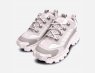 New Designer White & Light Lilac CAT Chunky Intruder Trainers