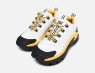 Caterpillar Iconic Star White & Yellow Womens Sneakers