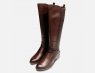 Knee High Designer Dark Brown Tamaris Zip boots