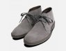 Ash Grey Suede Mens Designer Italian Desert Boots by Arthur Knight Shoes