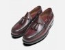 Burgundy Wine Polished Leather Formal Ivy League Tassel Loafers by Bass Weejuns