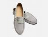 Light Grey Suede Italian Arthur Knight Driving Shoes