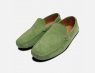 Mint Green Arthur Knight Mens Suede Driving Shoes