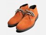 Burnt Orange Suede Italian Mens Desert Boots