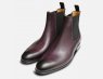 Purple Aubergine Chelsea Boots for Men