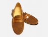 Brown Suede & Patent Arthur Knight Ladies Italian Driving Shoes