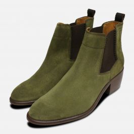 green chelsea boots mens