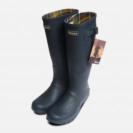 barbour yellow wellies