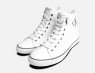 White Canvas Arthur Hi Tops by Calvin Klein Sneakers