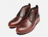 Barbour Benwell Mahogany Brown Waxy Boots