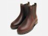 Barbour Designer Ladies Slip On Chelsea Boots in Brown