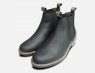 Barbour Matt Black Waxy Chelsea Boots with Rubber Sole
