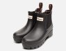 Barbour Womens Black Platform Chelsea Boot Welly