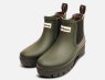 Barbour Olive Green Platform Chelsea Boot Welly