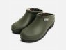 Barbour Olive Green Womens Slip On Clog Shoes
