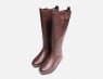 Barbour Burgundy Leather Rebecca II Knee High Boots