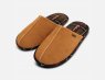 Barbour Light Brown Suede Designer Mule Slippers