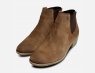 Brown Suede Cuban Heel Chelsea Boot by Barbour Shoes