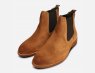 Barbour Designer Light Brown Suede Bedlington Chelsea Boots