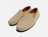 Beige Suede Italian Driving Shoes by Arthur Knight