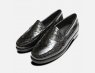 Black Patent Crocodile Printed Ladies Bass Loafers