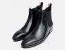 Black Polished Sherman Premium Formal Chelsea Boots