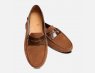Whisky Brown Suede Italian Driving Shoe Moccasins