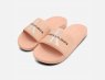Calvin Klein Peach Pink Designer Slider Sandals