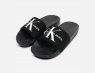 Calvin Klein Black Womens Designer Pool Slider Sandals