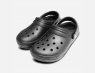 Warm Lined Classic Crocs Shoes for Women in Black