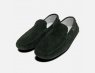 Dark Grey Suede Driving Shoes for Men