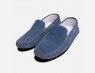 Blue Denim Jeans Suede Shoes by Arthur Knight