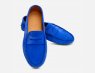 Cobalt Blue Designer Italian Driving Shoe Moccasins