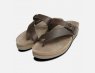 Helen Dark Brown Waxy Leather Sandals Mephisto Shoes
